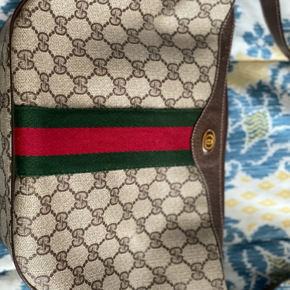 Vintage Gucci Canvas Hobo
